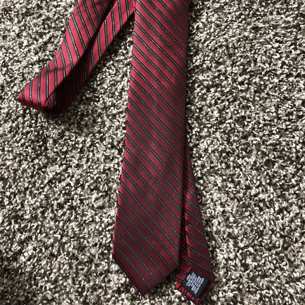 Red tie